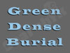 Green dense burial  