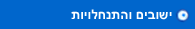 ישובים והתנחלויות