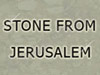 Stone From Jerusalem 