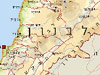מפת לבנון 