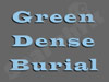 Green dense burial 